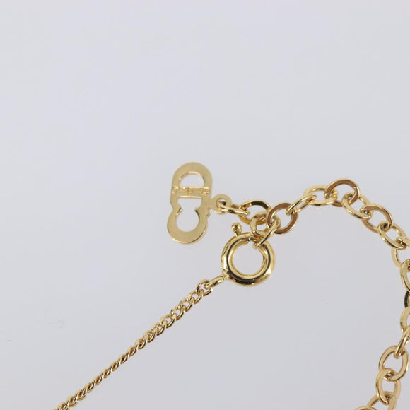 Christian Dior Necklace metal Gold Tone Auth 193470