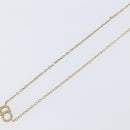 Christian Dior Necklace metal Gold Tone Auth 193471-11