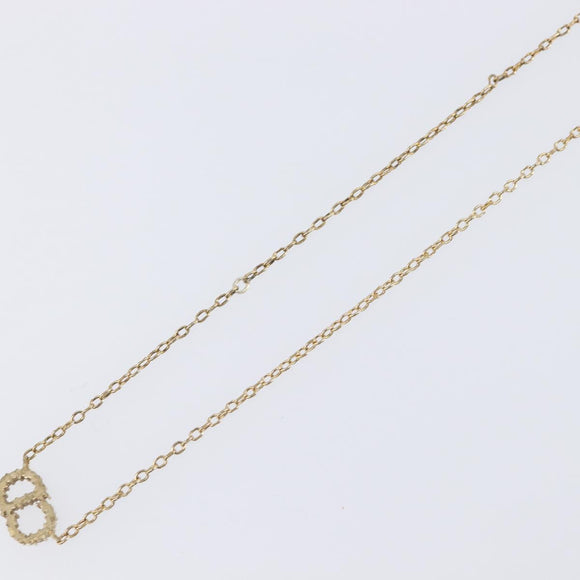Christian Dior Necklace metal Gold Tone Auth 193471
