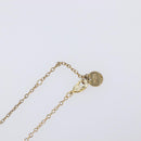 Christian Dior Necklace metal Gold Tone Auth 193471-14