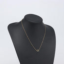 Christian Dior Necklace metal Gold Tone Auth 193471-15