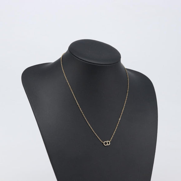 Christian Dior Necklace metal Gold Tone Auth 193471
