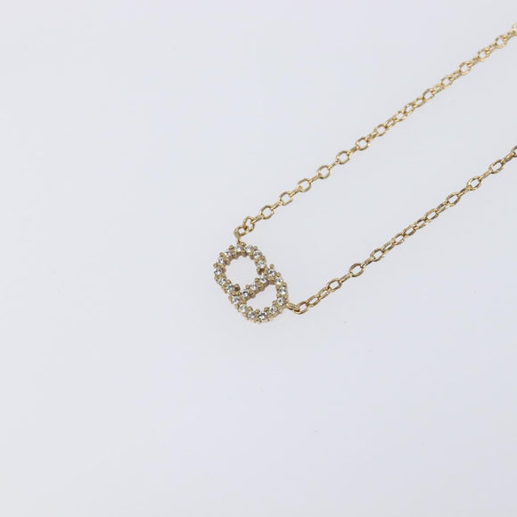 Christian Dior Necklace metal Gold Tone Auth 193471