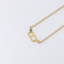 Christian Dior Necklace metal Gold Tone Auth 193477-11