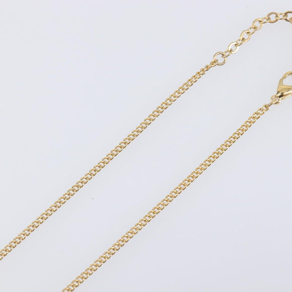 Christian Dior Necklace metal Gold Tone Auth 193477
