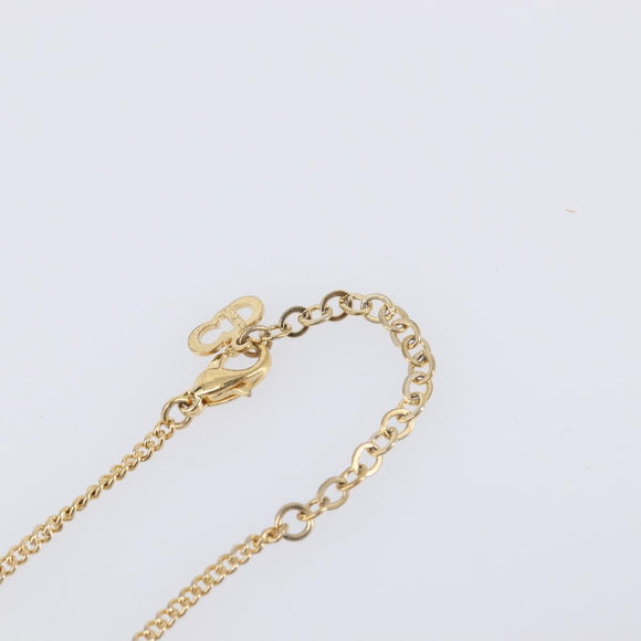 Christian Dior Necklace metal Gold Tone Auth 193477