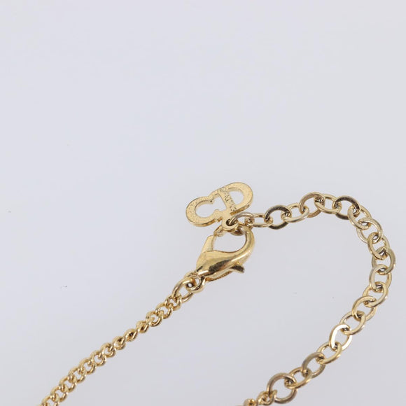 Christian Dior Necklace metal Gold Tone Auth 193477
