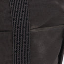 HERMES Her LineMM Hand Bag Canvas Gray Silver Auth 193484-3