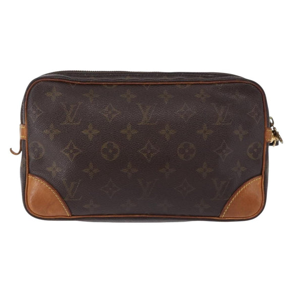 LOUIS VUITTON Monogram Marly Dragonne GM Clutch Bag M51825 LV Auth 193485