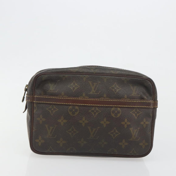 LOUIS VUITTON Monogram Pouch 2 Set LV Auth 193487
