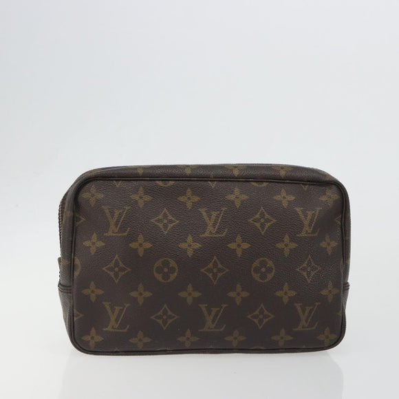 LOUIS VUITTON Monogram Pouch 2 Set LV Auth 193487