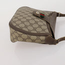 GUCCI GG Supreme GG Canvas Sherry Line Bag PVC 2 Set Beige Brown Auth 193488-12
