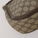 GUCCI GG Supreme GG Canvas Sherry Line Bag PVC 2 Set Beige Brown Auth 193488-16