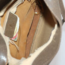 GUCCI GG Supreme GG Canvas Sherry Line Bag PVC 2 Set Beige Brown Auth 193488-17