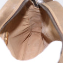 GUCCI GG Plus Supreme Shoulder Bag PVC Beige Gold Auth 193496-17