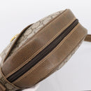 GUCCI GG Plus Supreme Shoulder Bag PVC Beige Gold Auth 193496-6