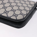 GUCCI GG Supreme Shoulder Bag PVC Navy Gold 004 02 025 Auth 193497-17