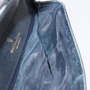 GUCCI GG Supreme Shoulder Bag PVC Navy Gold 004 02 025 Auth 193497-20