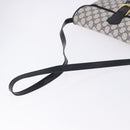 GUCCI GG Supreme Shoulder Bag PVC Navy Gold 004 02 025 Auth 193497-7
