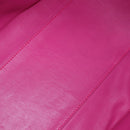 LOEWE Amazona 35 Hand Bag Leather Pink Silver Auth 193499V-11