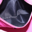 LOEWE Amazona 35 Hand Bag Leather Pink Silver Auth 193499V-23