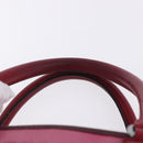 LOEWE Amazona 35 Hand Bag Leather Pink Silver Auth 193499V-8