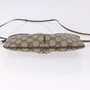 GUCCI GG Supreme Web Sherry Line Bag PVC Beige Gold 904 02 047 Auth 193500-6