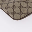 GUCCI GG Supreme Web Sherry Line Bag PVC Beige Gold 904 02 047 Auth 193500-15