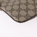 GUCCI GG Supreme Web Sherry Line Bag PVC Beige Gold 904 02 047 Auth 193500-17