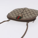 GUCCI GG Supreme Web Sherry Line Bag PVC Beige Gold 904 02 047 Auth 193500-7