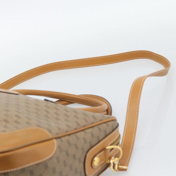 GUCCI Micro GG Supreme Hand Bag PVC 2way Beige Gold 002 122 0033 Auth 193503