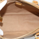 GUCCI Micro GG Supreme Hand Bag PVC 2way Beige Gold 002 122 0033 Auth 193503-11