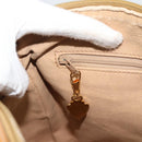 GUCCI Micro GG Supreme Hand Bag PVC 2way Beige Gold 002 122 0033 Auth 193503-22