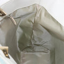 GUCCI GG Canvas Tote Bag Light Blue Gold 002 1098 Auth 193504-19