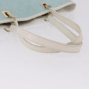 GUCCI GG Canvas Tote Bag Light Blue Gold 002 1098 Auth 193504-7
