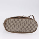 GUCCI GG Supreme Shoulder Bag PVC Beige Gold Auth 193506-6