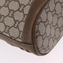 GUCCI GG Supreme Shoulder Bag PVC Beige Gold Auth 193506-17