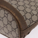 GUCCI GG Supreme Shoulder Bag PVC Beige Gold Auth 193506-18