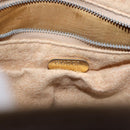 GUCCI GG Supreme Shoulder Bag PVC Beige Gold Auth 193506-21