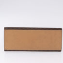 CELINE Macadam Canvas Hand Bag PVC Leather Brown Gold Auth 193508A-5