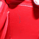 CELINE Hand Bag Leather Red Gold Auth 193510A-18