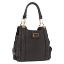 Chloe Irene Shoulder Bag Leather Brown Gold Auth 193511A-1