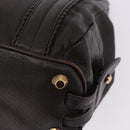 Chloe Irene Shoulder Bag Leather Brown Gold Auth 193511A-12