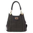 Chloe Irene Shoulder Bag Leather Brown Gold Auth 193511A-2