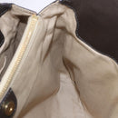 Chloe Irene Shoulder Bag Leather Brown Gold Auth 193511A-21