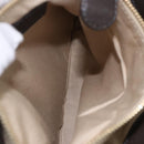 Chloe Irene Shoulder Bag Leather Brown Gold Auth 193511A-23