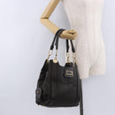 Chloe Irene Shoulder Bag Leather Brown Gold Auth 193511A-26