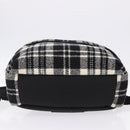 SAINT LAURENT Backpack Wool Black Silver Auth 193512V-5