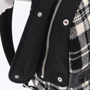 SAINT LAURENT Backpack Wool Black Silver Auth 193512V-23