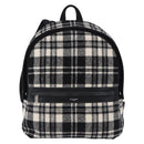 SAINT LAURENT Backpack Wool Black Silver Auth 193512V-13